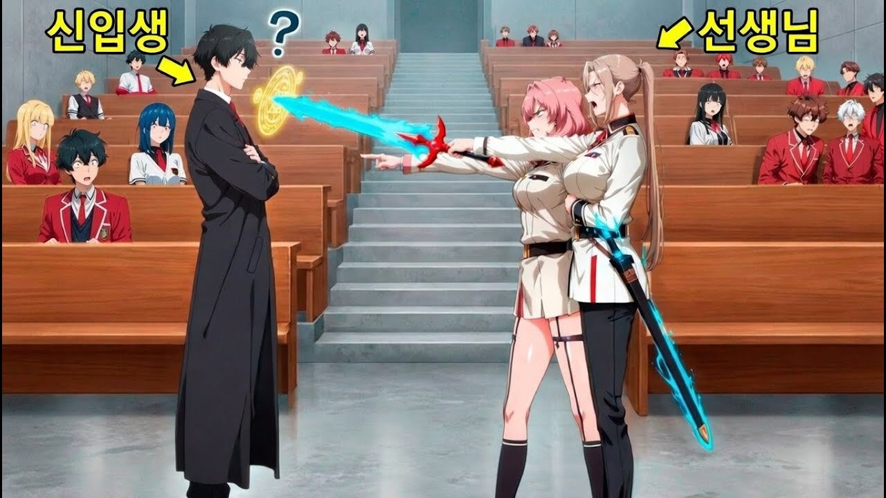 천재가 왕국 최고의 마법 아카데미에 입학했다! | 웹툰