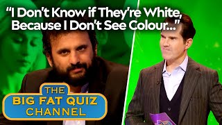 Jimmy Carr REJECTS Nish Kumar’s Royal Family ‘Suits’ Comment | Big Fat Quiz