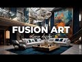 Modern fusion art interior design the evolution beyond borders