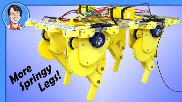 A Lighter More Powerful Test Robot Dog