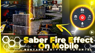 🔥Saber Fire Effect Like 69 JOKER And Siddha Gaming In Mobile | Montage Editing Tutorial In Mobile screenshot 5