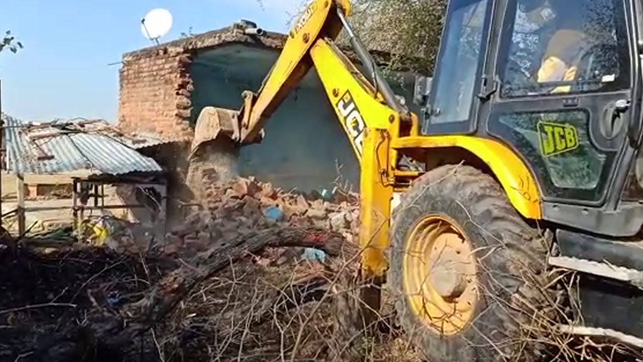 JDA Launches Anti-Encroachment  Drive In Roop Nagar, Structures Demolished