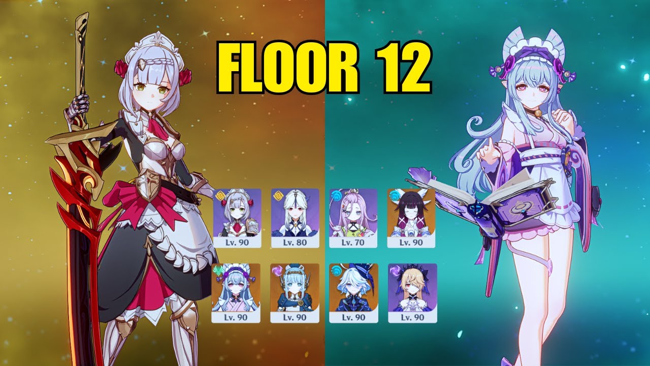 Noelle Lunar Crystallize & Mizuki Lunar Charge | Genshin Impact 6.3 Spiral Abyss Floor 12