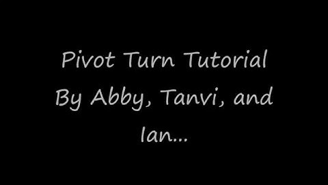 Lego Mindstorm EV3 Pivot Turn Tutorial