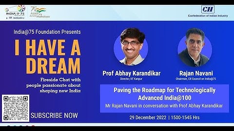 Fireside Chat with Prof Abhay Karandikar, Director, IIT Kanpur