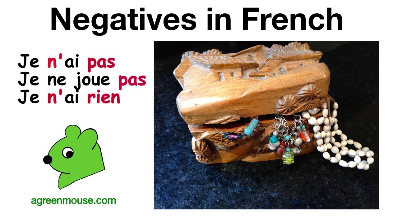 Negatives in French - A Twitter Story - YouTube
