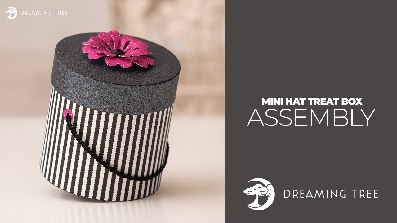 SVG File - Mini Hat Treat Box - Assembly Tutorial 