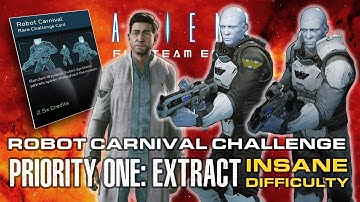 Aliens Fireteam Elite C1M3 - Priority One: Extract - Robot Carnival Insane Difficulty