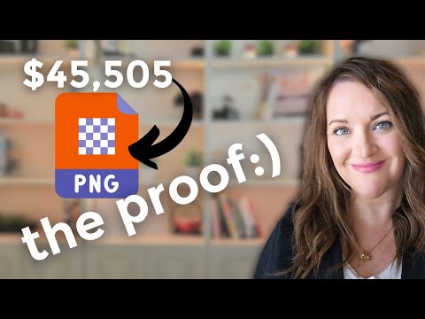 Make $45K/Month Selling PNG Designs on : Unveiling the Proof — Eightify