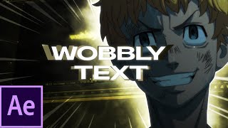 Wobbly/Ghost Text Effect - After Effects AMV Tutorial
