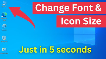 How to Change Icon Size on Windows 10/11 2024 | Change Font Icon Size (Quick Tutorial)