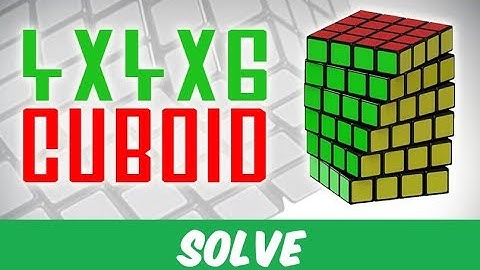 Solving the 4x4x6 !!