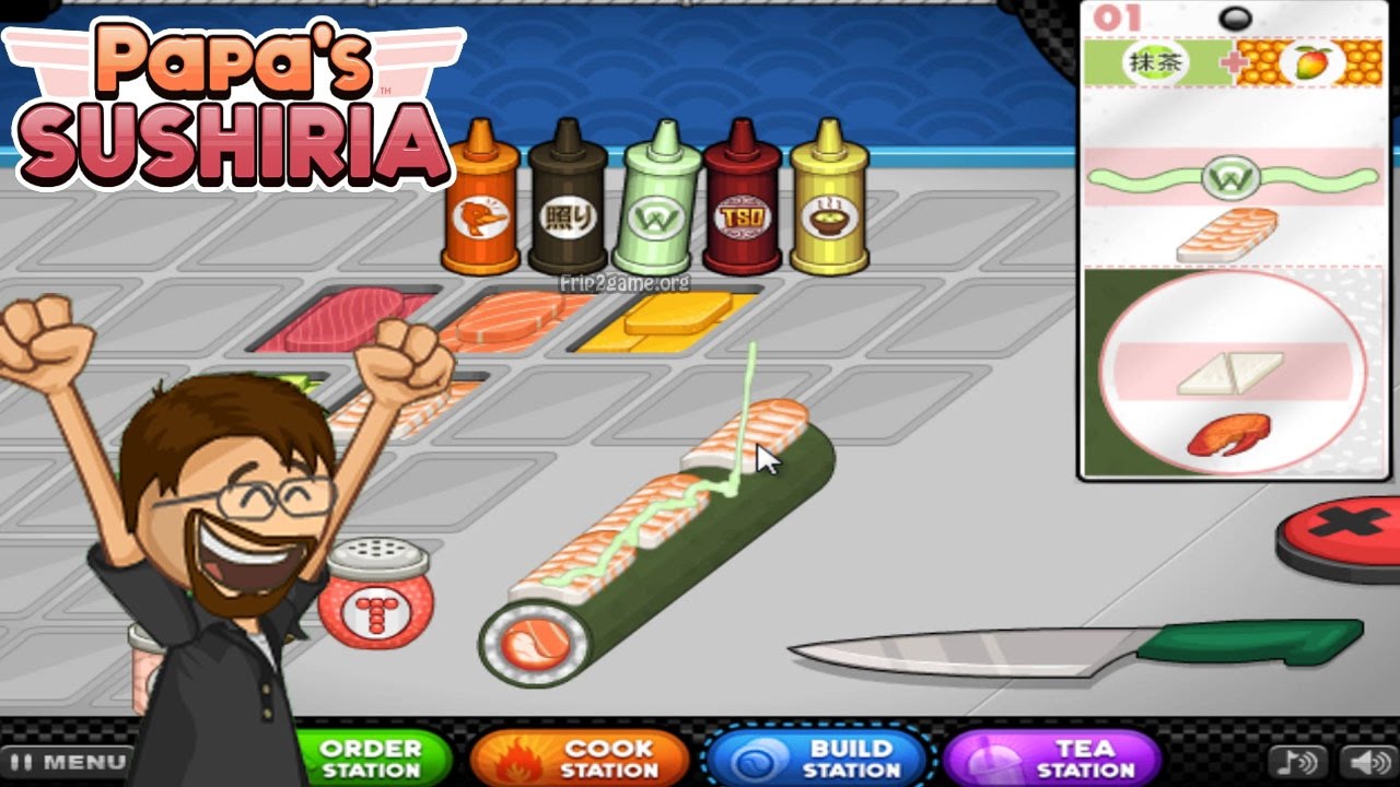 Papa's Sushiria - Play Papa's Sushiria On Papa's Games