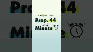 Prop 44 explained l California 2026 election #shorts #california #propositions