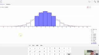 Binomial Probabilities in Geogebra