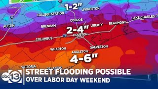 Weather Alert! Storms over Labor Day weekend could bring street flooding