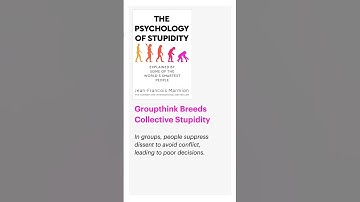 The psychologu of stupidity I popzilarofficial