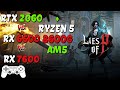 RTX 2060 x RX 6600 x RX 7600 | RYZEN 5 8600G | BENCHMARK | LIES OF P | 16GB RAM