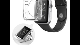Transparent Ultra Thin Soft TPU Gel Clear Protective Cover Case for Apple Watch Smart Watch 42mm | screenshot 4