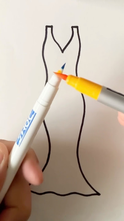 Dress art #art #youtubeshorts #kidsart #kidstv #ytshorts #kidsvideo #diy #shorts #kids #youtube #yt