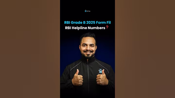 RBI Grade B 2025 Form Fill Up Helpline Number |How to Fill RBI Grade B Registration Application Form