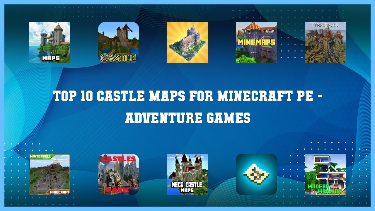 Top 10 Castle Maps For Minecraft Pe Android Games - YouTube