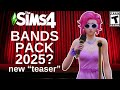 Teaser for Sims 4 Bands Pack?