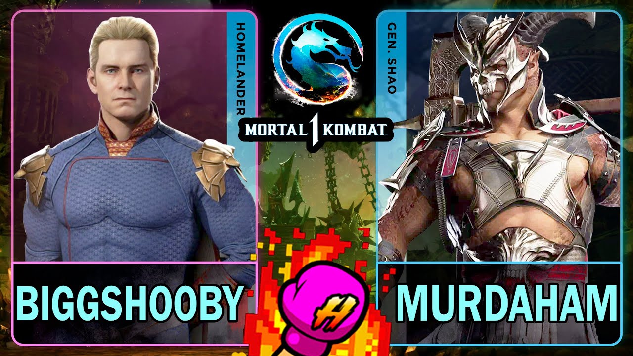 MK1 Biggshooby123 (Хоумлендер) против Мурдахама (Генерал Шао)🥊Mortal Kombat 1🥊4K 60ᶠᵖˢ