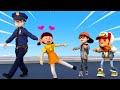 Rich Doll Squid Game and Nick LOVE CURSE - Scary Teacher 3D Police Nick Forbidden Love Animation