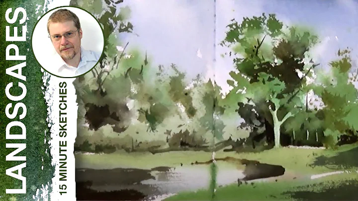 #84 Green Trees (Watercolor Landscape Tutorial)