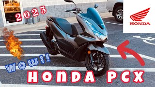 2023 Honda PCX 160 Scooter Close Look and Walk Around and Short Ride/ Honda Review/Honda Scooter