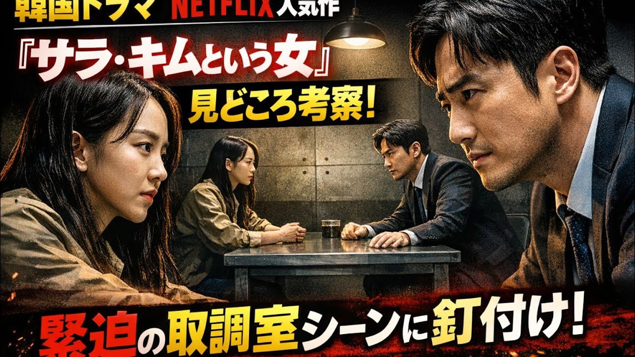 【韓国ドラマ】Netflix人気作『サラ・キムという女』見どころ考察!シン・ヘソンとイ・ジュニョクが演じる“緊迫した取調室”シーンに釘付け