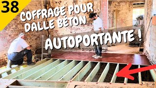 Réalisation STRUCTURE pour dalle béton AUTOPORTANTE. - EP38