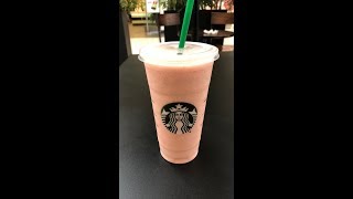 I Created a Secret Menu Item: Strawberry Shortcake Frappuccino at Starbucks