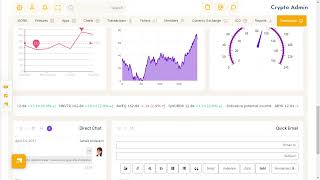 Crypto Tokenize Admin Template Bootstrap with Light Theme
