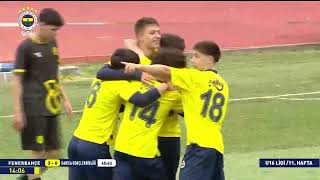 MAÇ ÖZETİ: Fenerbahçe 4-0 Darıca Gençlerbirliği | U16