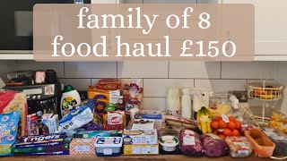 £150 FAMILY OF 8 GROCERY HAUL | MAY 2024