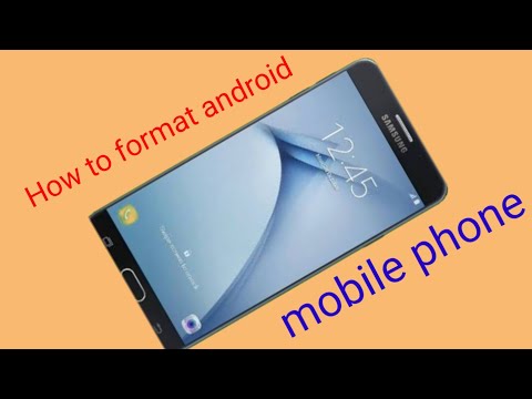 How to format android mobile phone. অ্যান্ড্রয়েড মোবাইল ফোনটি কীভাবে ফর্ম্যাট করবেন