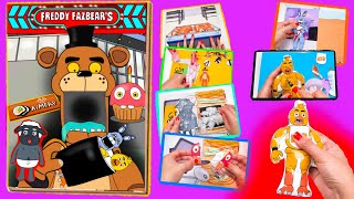 DIY♥Five Nights at Freddy's Kimbap with Glamrock Chica Gaming Book/freddy's storybook +chica squishy