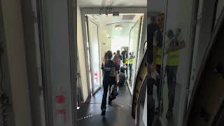 Leaving the Plane in Dubai