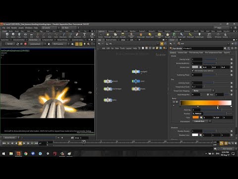 Houdini. Создание выстрела, используя кастомные поля. Виталий Приходько. CG-SCHOOL.ORG.