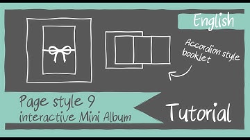 Page Style 9 TUTORIAL for interactive 6x6" and 8x8" Mini Albums