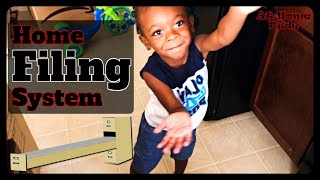 How to file your documents | Home Filing System | Home Organization