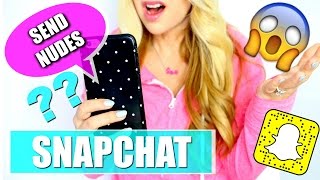 What to snapchat a guy