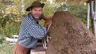 How To Build a HUMONGOUS Earthen Oven  Townsends Homestead