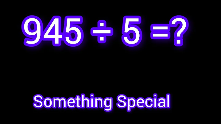 945 Divided by 5 ||945 ÷ 5||How do you divide 945 by 5 step by step?||Long Division||945/5