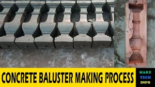 Concrete Baluster Making Process| Concrete Railing