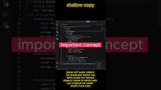 shallow copy program in just 15 seconds #coding #CodeBowla #shorts #youtube #logic #dsa