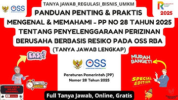 Bingung Urus NIB Terbaru? Pahami PP No 28 Tahun 2025 ini! Info Detail dan Lengkap Disini!