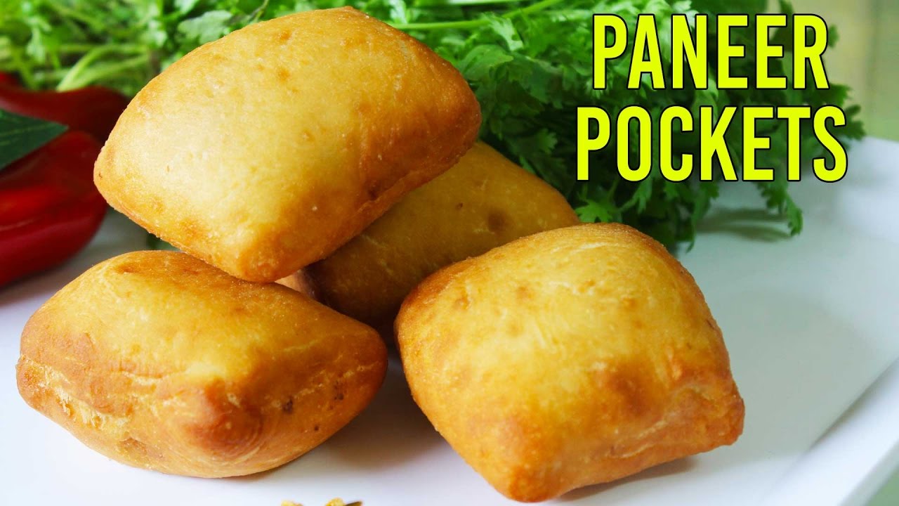 Paneer Pockets Recipe | Paneer Puff | Paneer Appetizer Recipes | Kanak